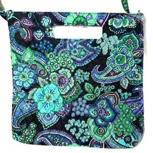 Vera Bradley 2009 Holiday Blue Rhapsody Tote